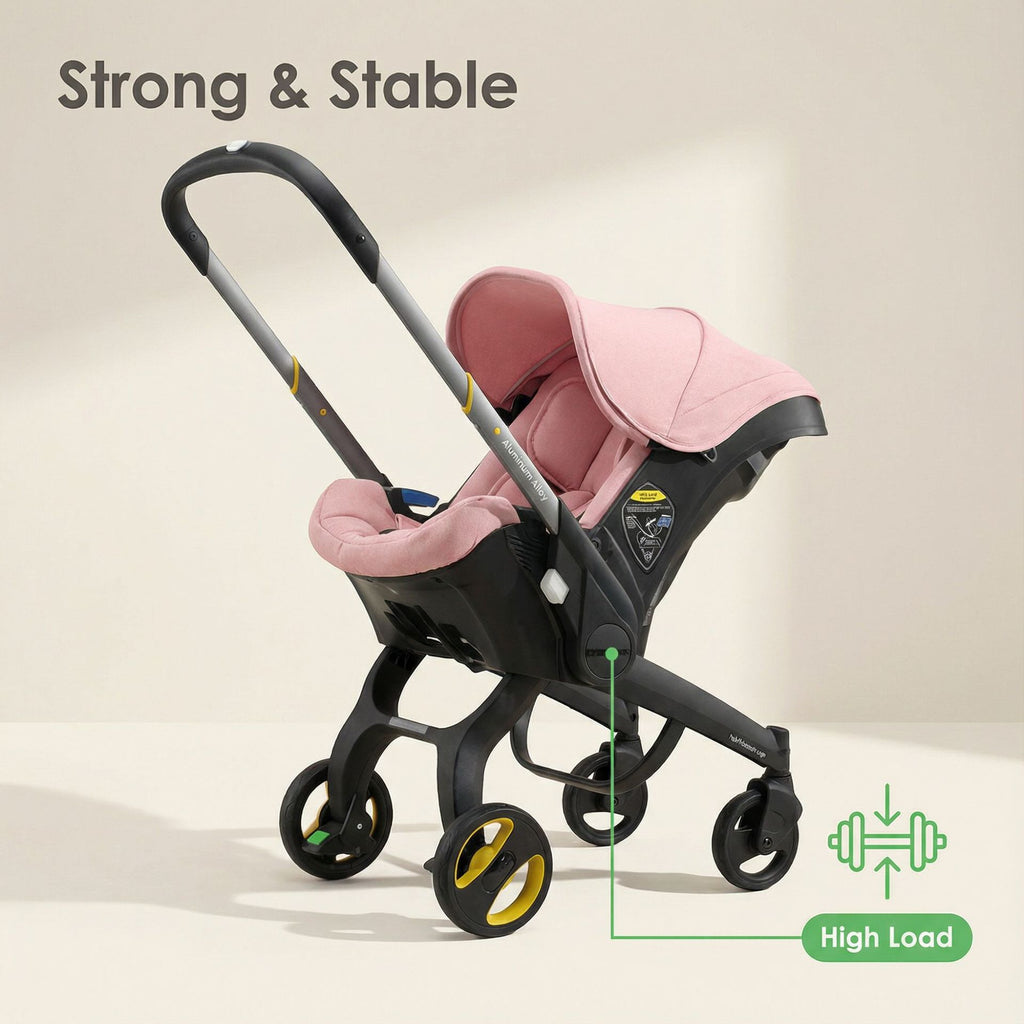 Baby0-12Months Four in One Four Wheels Aluminum Alloy Frame Reversible Baby Stroller