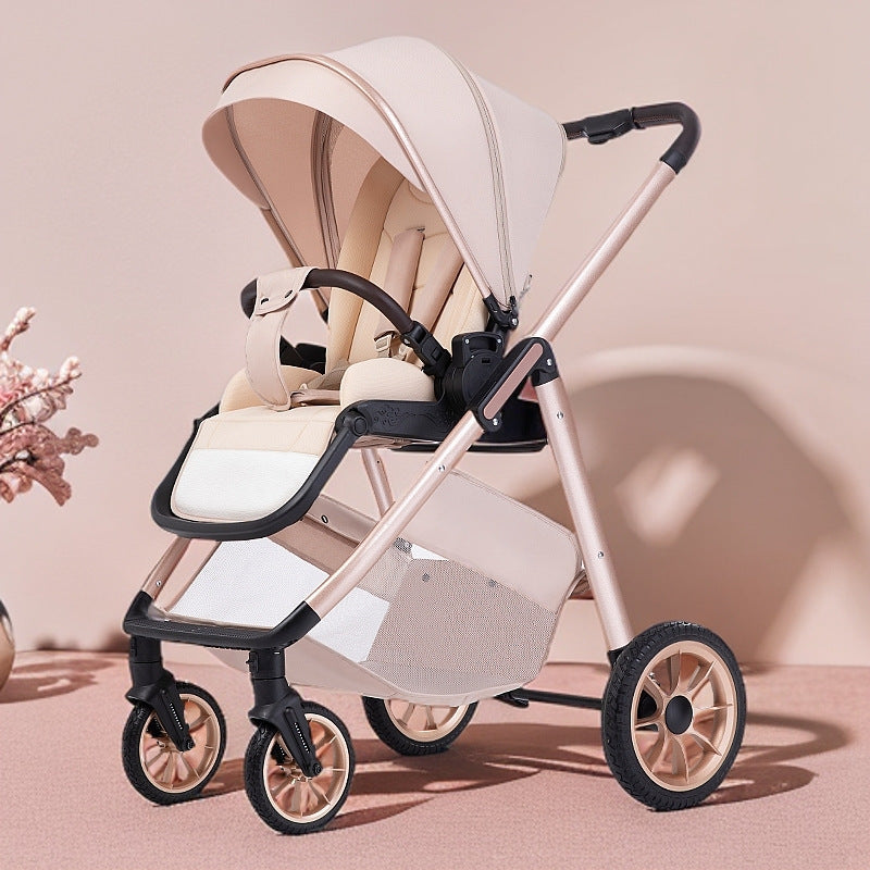 Baby Stroller Comfortable and Safe Infant Stroller Multiple Safety Protections for Babies Protect Every Step