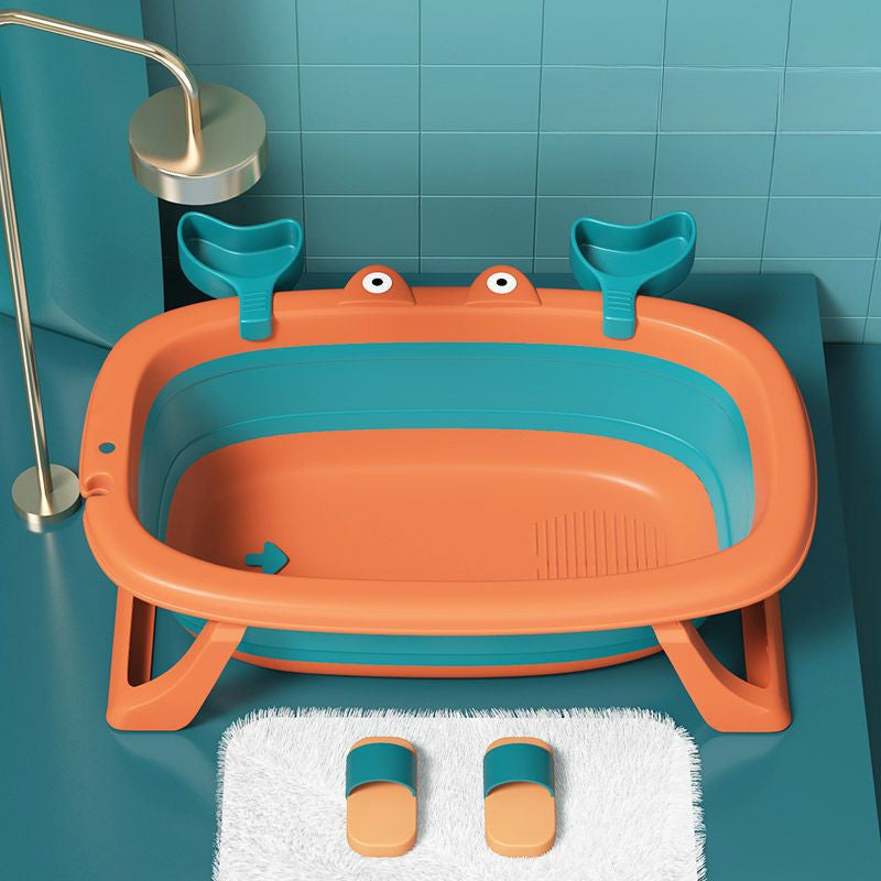 Baby Bath Tub Foldable Bathtub for Infants, Small Bath Bucket for Children to Sit and Lie, Home Use Newborn Baby Supplies