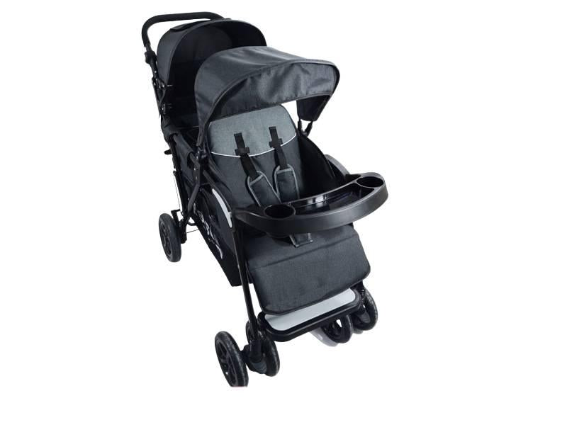 Twin baby stroller can sit and recline, foldable and ultra-lightweight baby strollers Baby Stroller Children's Car