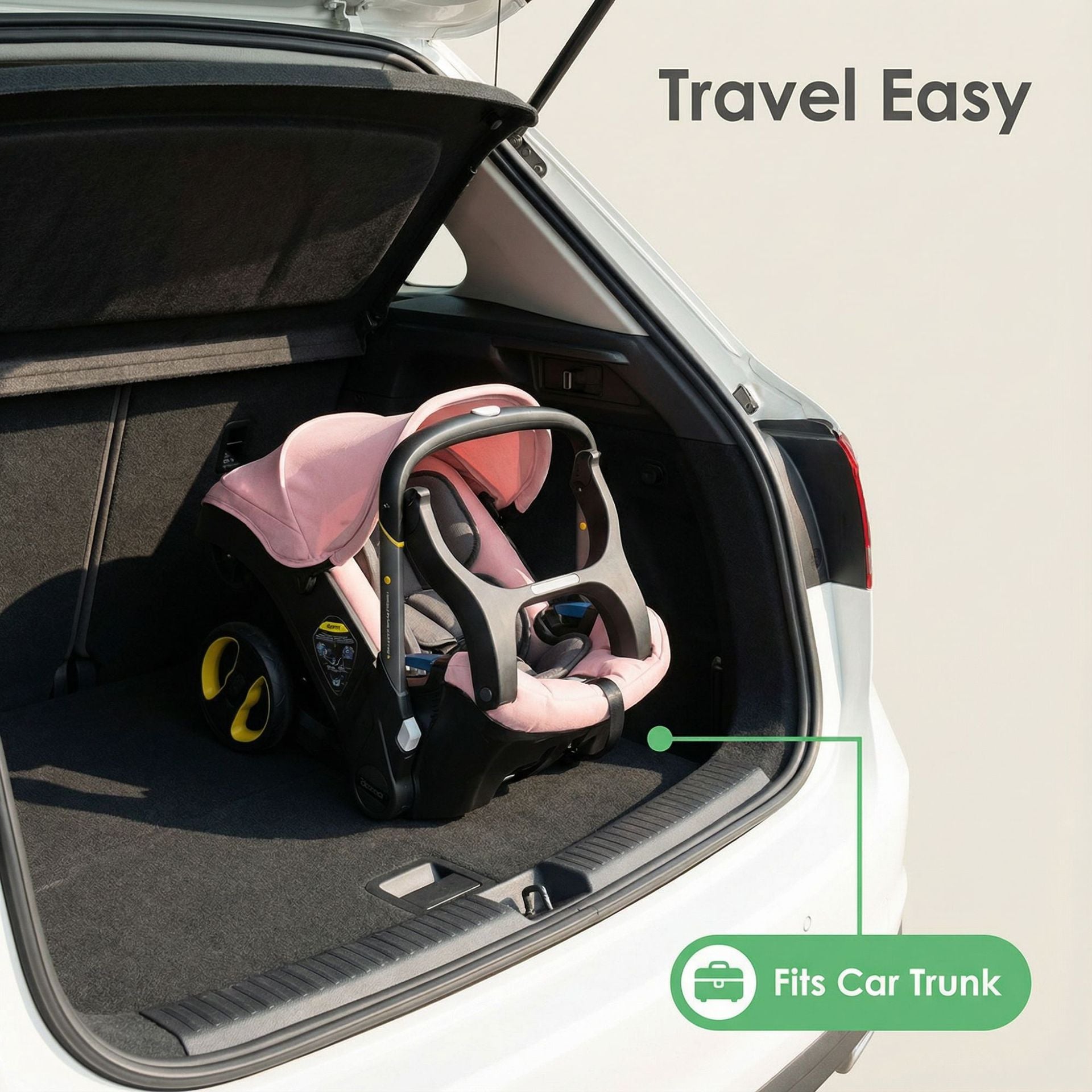 Baby0-12Months Four in One Four Wheels Aluminum Alloy Frame Reversible Baby Stroller