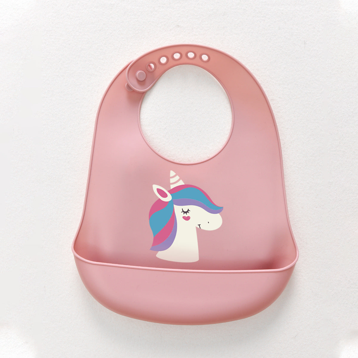 Baby Feeding Bib Waterproof Silicone Baby Food Bib Ultra Soft Portable Infant Children's Bib Anti-dirty Magic Tool