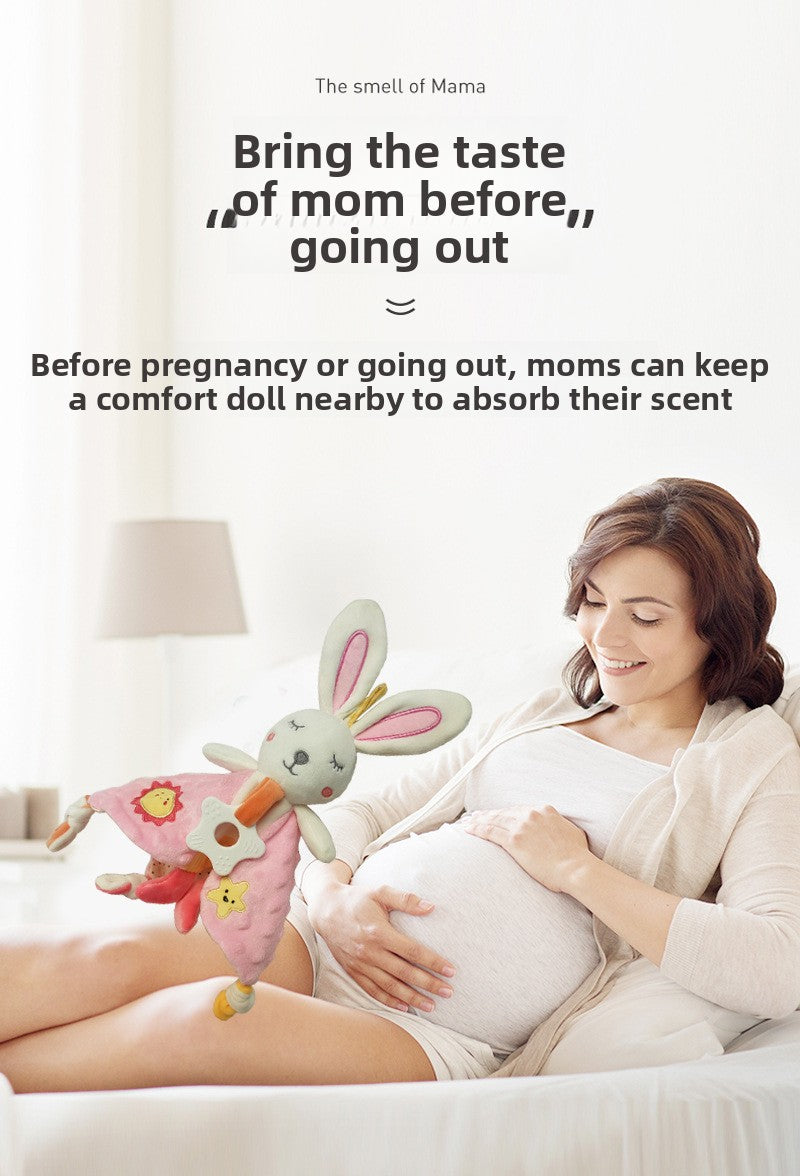 Baby Toys 0-1 Year Old Soothing Towel Baby Sleeping Companion Doll Teething Soothing Doll Infant Toy Rattle