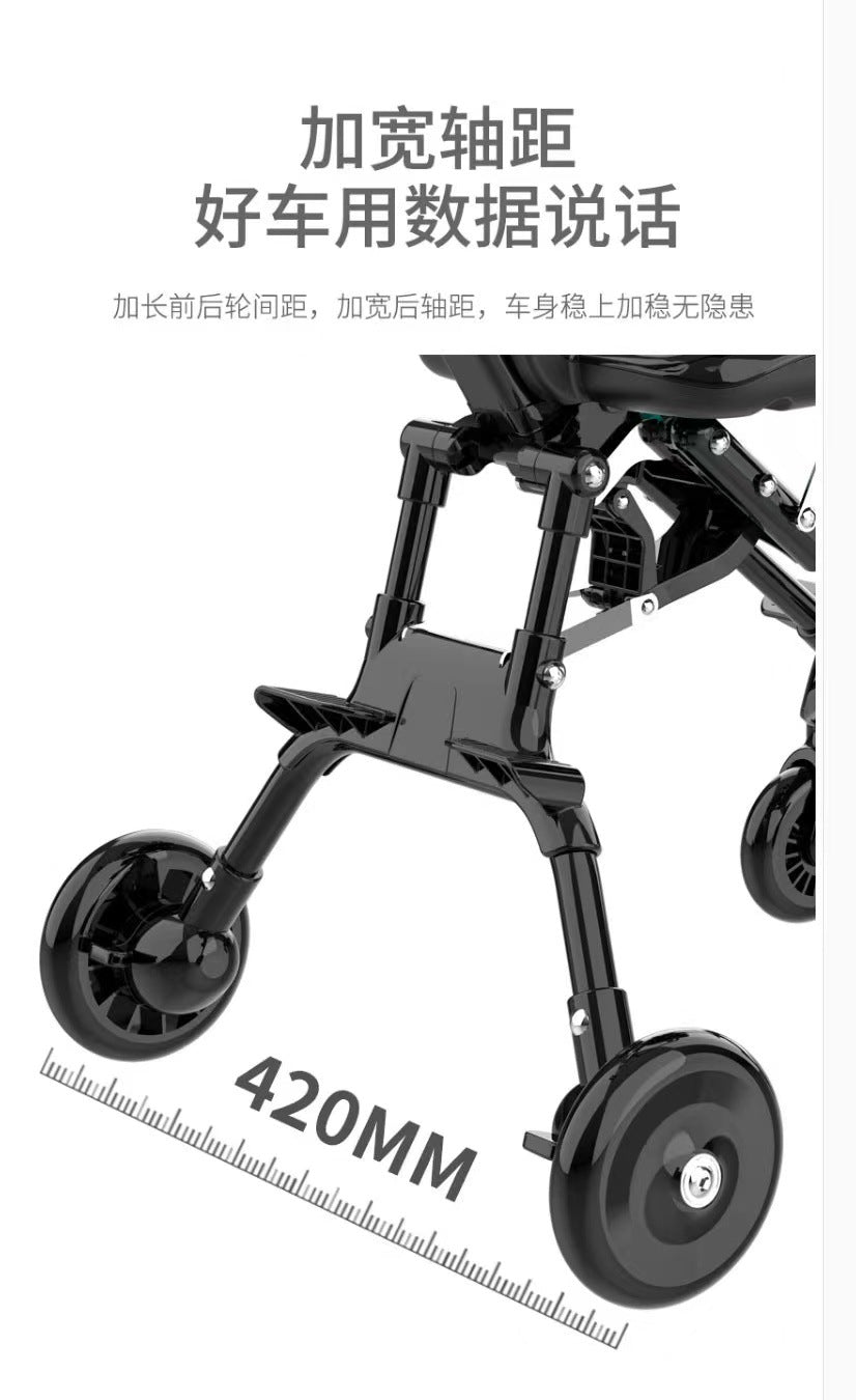 0-2Years Old  Free Milk Powder Gift  Cross-Border Goods  Baby Stroller Milan Map Factory Direct Sale Safety