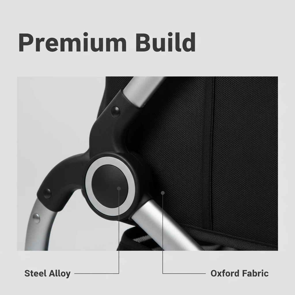 Pet cart  One-click folding design, waterproof and wear-resistant fabric for the whole car, a good thing for pets to travel