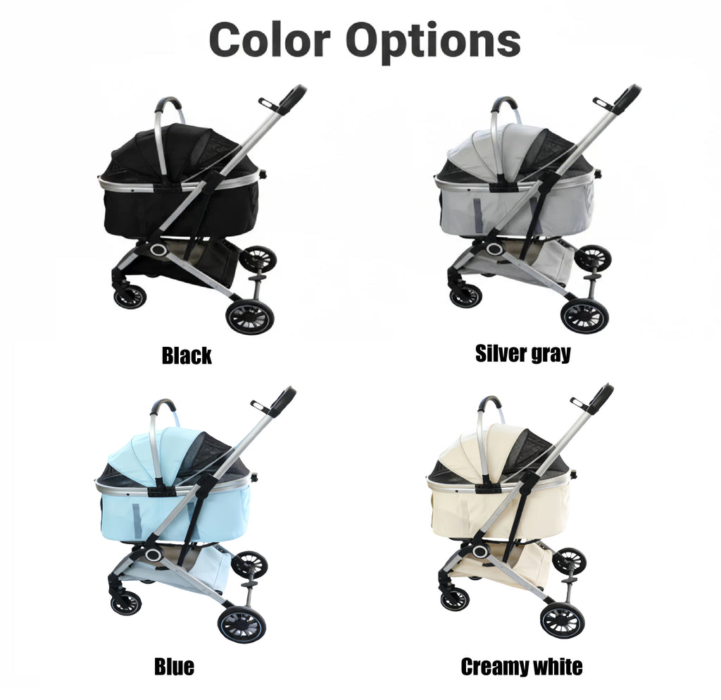 Pet cart  One-click folding design, waterproof and wear-resistant fabric for the whole car, a good thing for pets to travel
