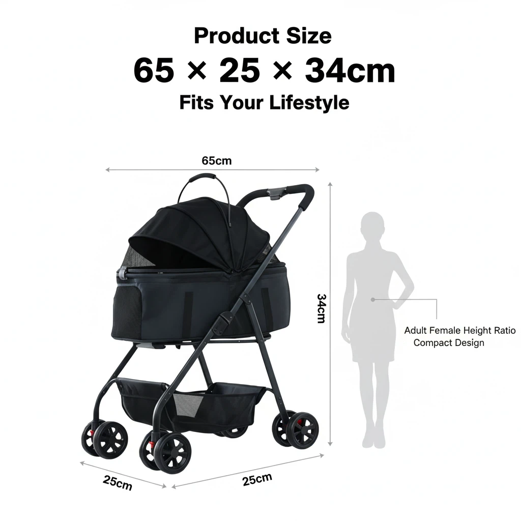 Pet cart  High landscape design + silent wheels, strong load capacity, sufficient space, sun protection, breathable, good quality travel for pets.