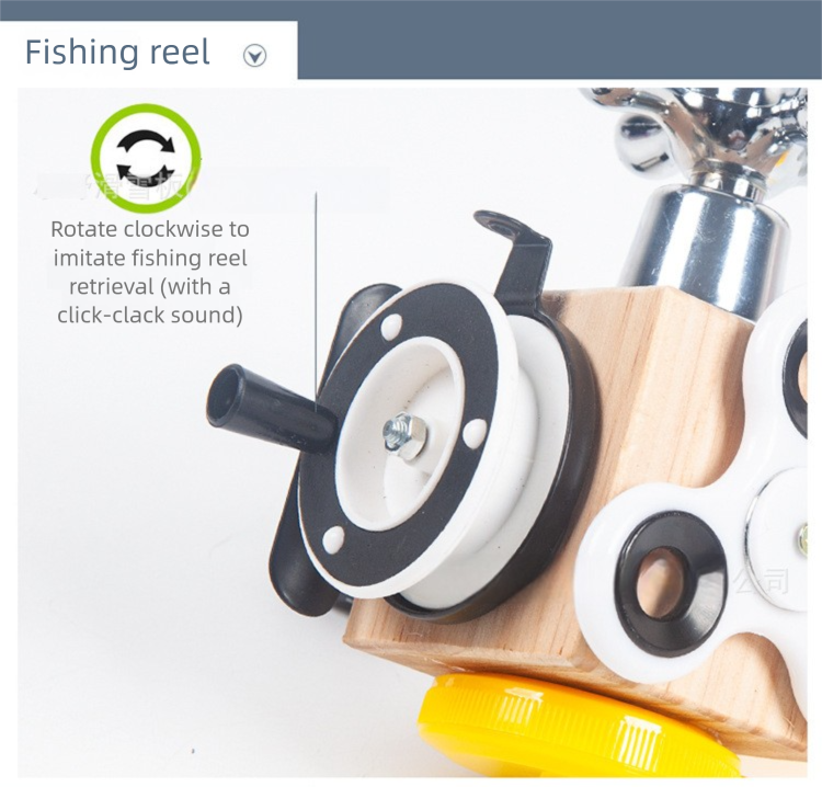 Cross-Border New Product Children 2-6 Years Old Early Education Wooden Toys Montessori Teaching Aids Busy Blocks Parent-Child Interactive Educational Toys