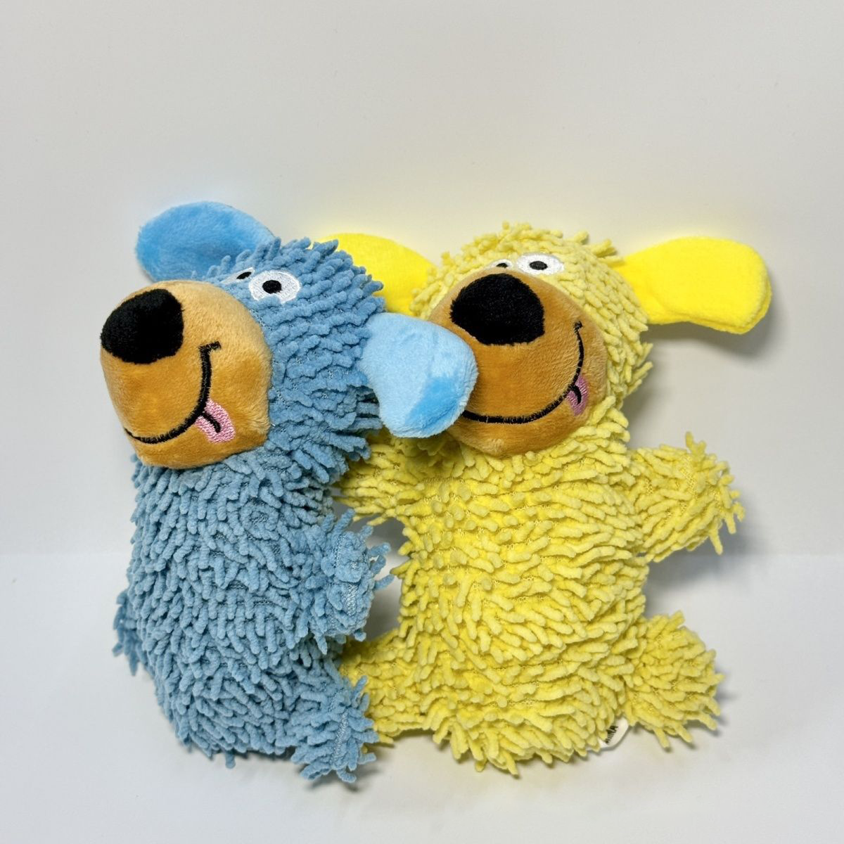 Blue dog toy that makes noise -Customizable-Direct from the factory