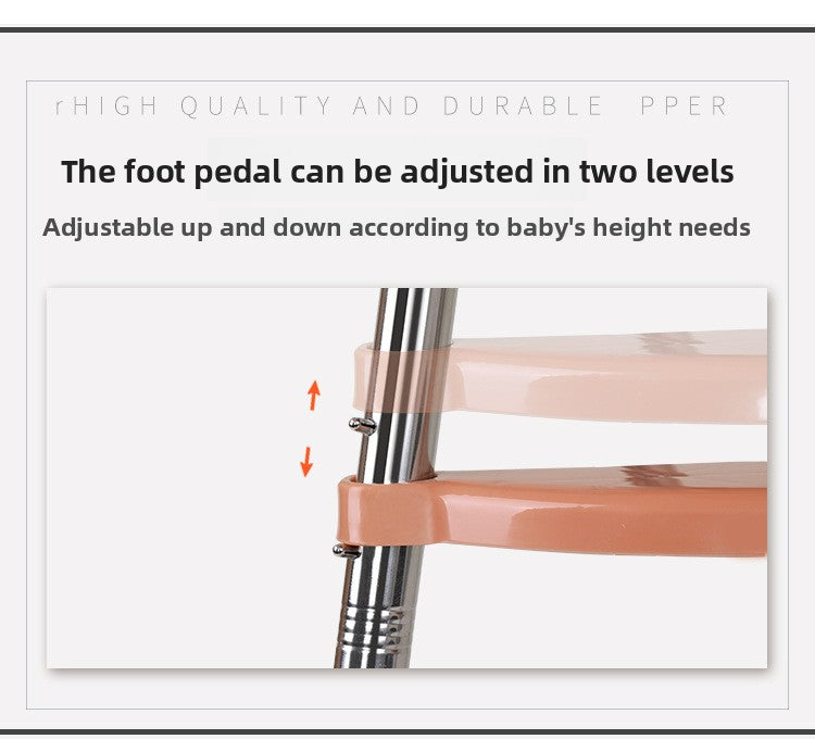 Children's Dining Chair Adjustable 0-4 Baby Dining Chair Multifunctional Baby Dining Chair Portable Infant Dining Chair