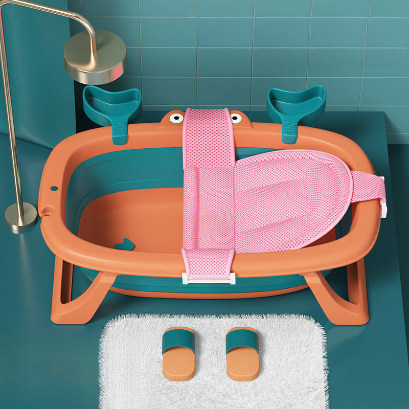 Baby Bath Tub Foldable Bathtub for Infants, Small Bath Bucket for Children to Sit and Lie, Home Use Newborn Baby Supplies
