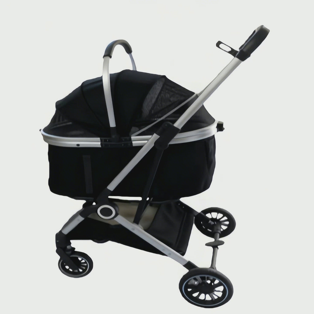 Pet cart  One-click folding design, waterproof and wear-resistant fabric for the whole car, a good thing for pets to travel